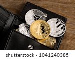 Crypto Currency Coin In Leather ...