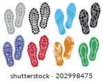 the collection of a imprint... | Shutterstock . vector #202998475