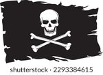 pirate flag with skull and...