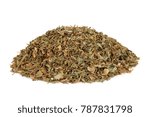 Small photo of Figwort leaf herb used in alternative and chinese herbal medicine. Used to cure scrofula, skin diseases and other health disorders. Scrophularia. Lin sheng xuan shen.