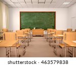 Bright Empty Classroom For...