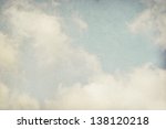 vintage cloudy background ... | Shutterstock . vector #138120218
