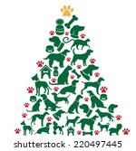 Cartoon Dogs And Cats Christmas ...