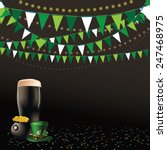 Saint Patricks Day Dark Beer...