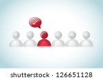 think different abstract... | Shutterstock .eps vector #126651128