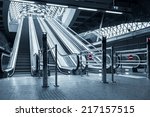 Moving Escalator In The...