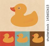 Retro Icons   Rubber Duck
