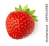 red berry strawberry isolated... | Shutterstock . vector #1695514585