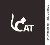 Logo Cat. Letter C Made Like A...