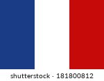 official flag of france nation | Shutterstock . vector #181800812