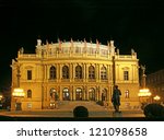 The Rudolfinum Prague At Night  ...