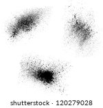 set of three ink blots splash... | Shutterstock .eps vector #120279028