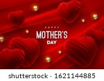 happy mothers day. red velvet... | Shutterstock .eps vector #1621144885