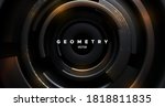 black radial backgrop with... | Shutterstock .eps vector #1818811835