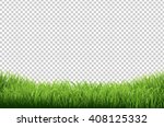 Green Grass Border  Isolated On ...