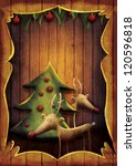 Christmas Card   Reindeer With...