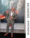 Small photo of LOS ANGELES - APR 4: Dwayne Johnson, The Rock at the "Rampage" Premiere at Microsoft Theater on April 4, 2018 in Los Angeles, CA
