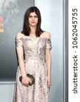 Small photo of LOS ANGELES - APR 4: Alexandra Daddario at the "Rampage" Premiere at Microsoft Theater on April 4, 2018 in Los Angeles, CA