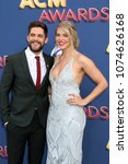 Small photo of LAS VEGAS - APR 15: Thomas Rhett, Lauren Akins at the Academy of Country Music Awards 2018 at MGM Grand Garden Arena on April 15, 2018 in Las Vegas, NV
