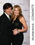 Small photo of LOS ANGELES - JAN 4: Janeen Best Damian, Michael Damian arrives at the Hallmark Channel 2013 Winter TCA Party. at Huntington Library & Gardens on January 4, 2013 in San Marino, CA