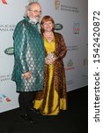 Small photo of LOS ANGELES - OCT 25: David Keith Heald, Lesley Nicol at the 2019 British Academy Britannia Awards at the Beverly Hilton Hotel on October 25, 2019 in Beverly Hills, CA