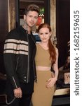 Small photo of LOS ANGELES - AUG 17: Travis Mills, Madelaine Petsc at the "Annabelle: Creation" Premiere at TCL Chinese Theater IMAX on August 17, 2017 in Los Angeles, CA