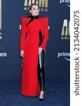Small photo of LAS VEGAS - MAR 7: Gabby Barrett at the 2022 Academy of Country Music Awards Arrivals at Allegient Stadium on March 7, 2022 in Las Vegas, NV