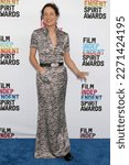 Small photo of LOS ANGELES - MAR 4: Vicky Krieps at the 2023 Film Independent Spirit Awards at the Tent on the Beach on March 4, 2023 in Santa Monica, CA