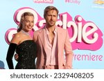 Small photo of LOS ANGELES - JUL 9: Margot Robbie, Ryan Gosling at the Barbie World Premiere at the Shrine Auditorium on July 9, 2023 in Los Angeles, CA