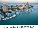 Aerial View Of Miami Florida...