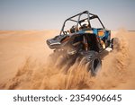 Small photo of sand dune bashing ofrroad. utv rally buggy