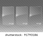 glass framework set. vector... | Shutterstock .eps vector #91793186