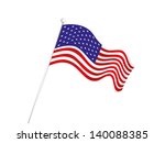 abstract american flag... | Shutterstock .eps vector #140088385