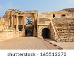 Ruins Of Amphitheater In The...