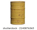 Yellow metal barrel for fuel ...