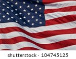 United States of America flag. Image of the american flag flying in the wind.