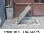 Small photo of Hatch Trap Door for Cellar Basement Storage