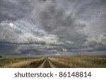 Prairie Road Storm Clouds...