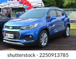 Small photo of QUEZON CIY, PH - MAY 14 - Chevrolet tracker suv at G fest car show on May 14, 2022 in Quezon City, Philippines. G fest is a Geely car show held in Philippines.