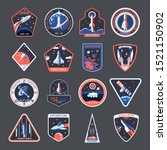 space patches  galaxy... | Shutterstock .eps vector #1521150902
