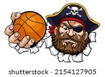 a pirate basketball sports... | Shutterstock . vector #2154127905