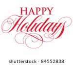 elegant holiday vector... | Shutterstock .eps vector #84552838