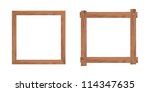 two wooden frames. illustration. | Shutterstock . vector #114347635
