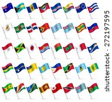 waving flags of the world  part ... | Shutterstock .eps vector #272197595