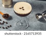 Boozy Refreshing Espresso Martini Cocktail with Vodka