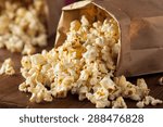 Homemade Kettle Corn Popcorn in a Bag