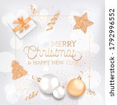 merry christmas and happy new... | Shutterstock .eps vector #1792996552
