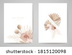 wedding invitation dried... | Shutterstock .eps vector #1815120098