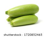 Zucchini Courgette Isolated On...
