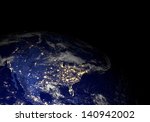 The Earth From Space At Night....